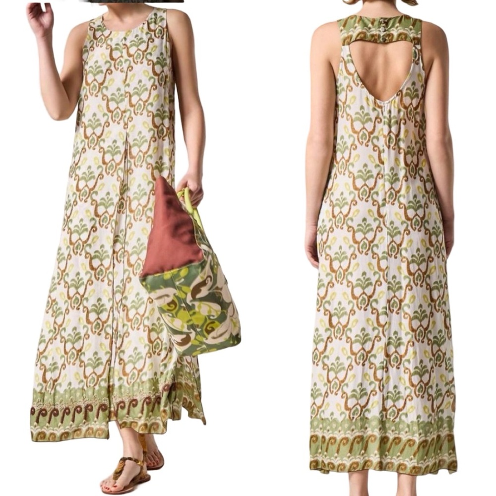 Maliparmi printed maxi dress. EUC